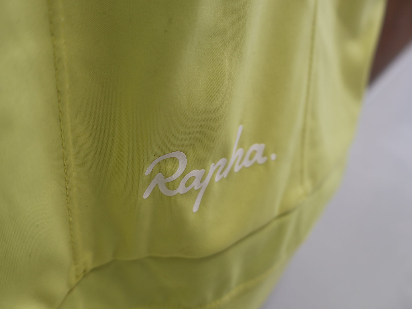 RAPHA CORE RADTRIKOT / HERREN / GRÖSSE S / YELLOW-WHITE / ATMUNGSAKTIV