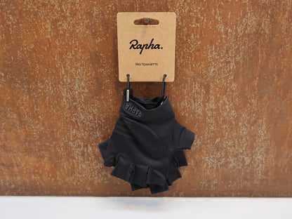 RAPHA PRO TEAM CYCLING MITTS / RENNHANDSCHUHE / UNGEPOLSTERT / BLACK