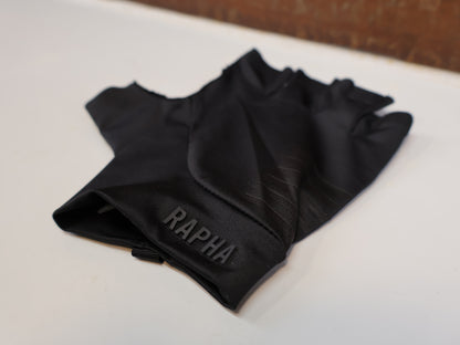 RAPHA PRO TEAM CYCLING MITTS / RENNHANDSCHUHE / UNGEPOLSTERT / BLACK