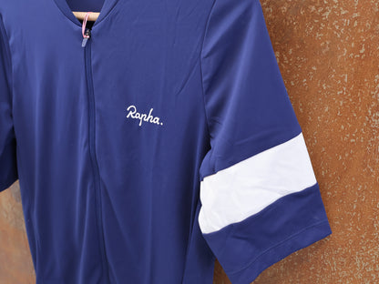 RAPHA CORE RADTRIKOT / HERREN / NAVY / ATMUNGSAKTIV / KURZARM