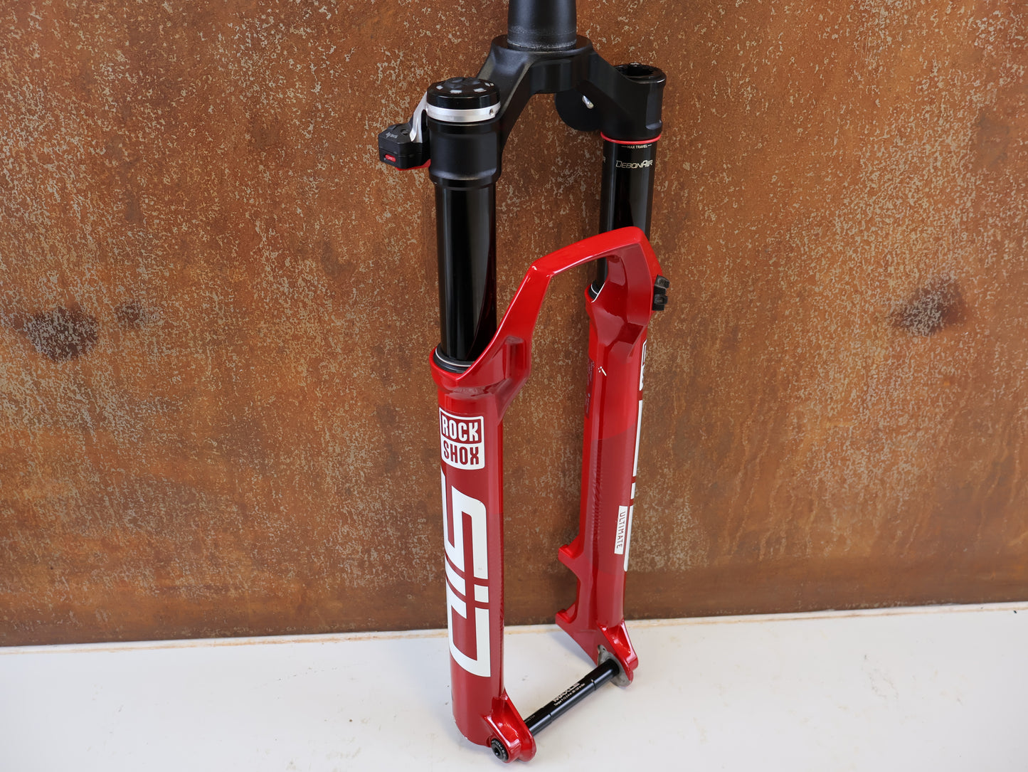 ROCKSHOX SID ULTIMATE FLIGHT ATTENDANT FEDERGABEL 100 MM / ELECTRIC RED
