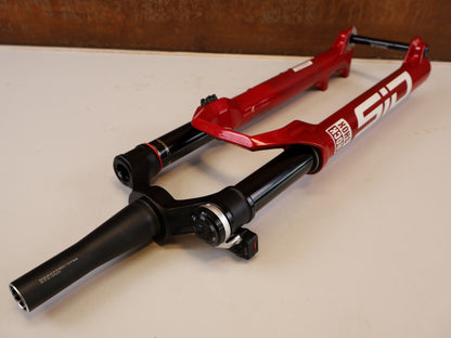 ROCKSHOX SID ULTIMATE FLIGHT ATTENDANT FEDERGABEL 100 MM / ELECTRIC RED