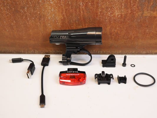CATEYE GVOLT 70.1 RAPID MICRO G BELEUCHTUNGSSET STVZO LED