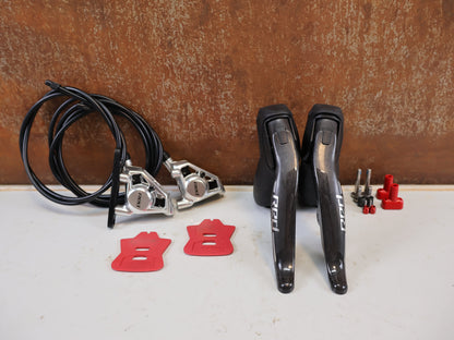SRAM RED AXS E1 Schalt-Bremshebel Set Flatmount Scheibenbremse