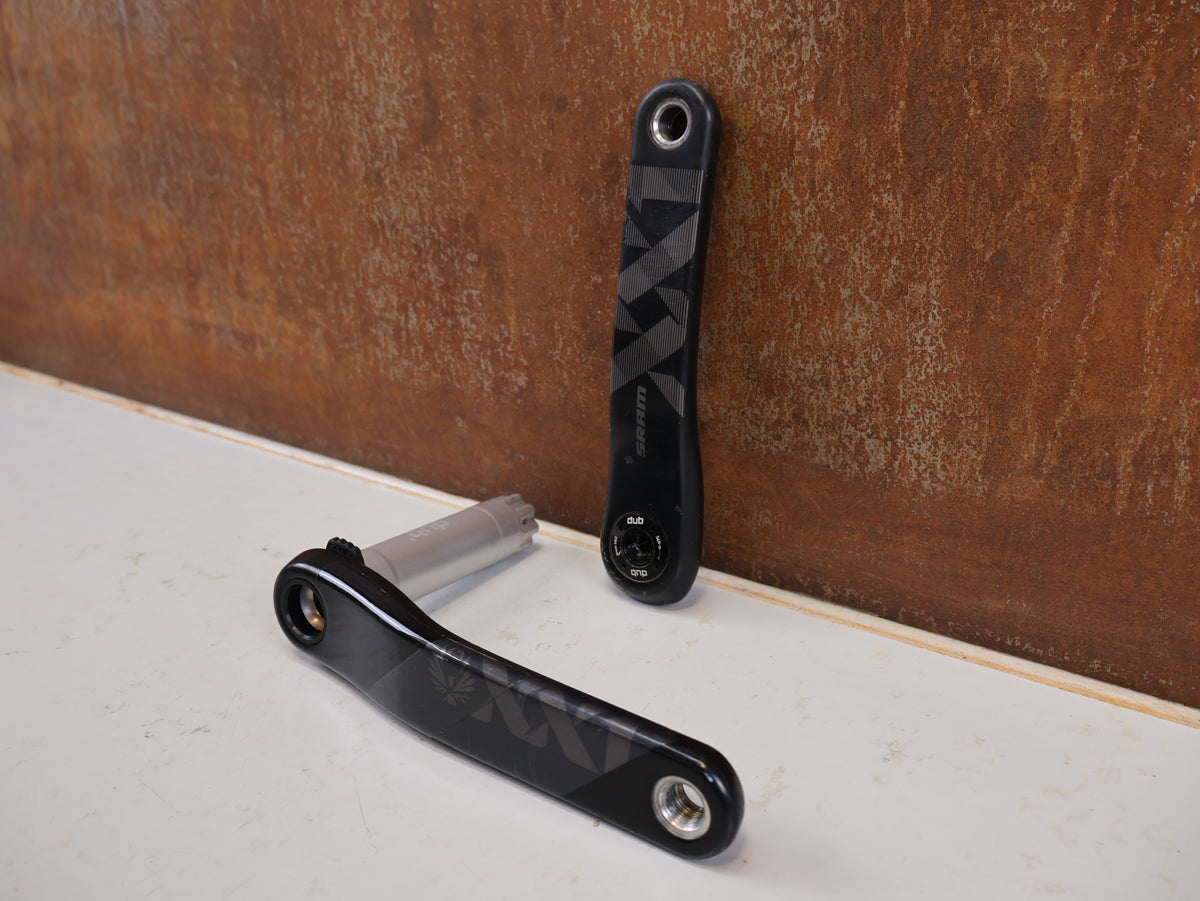 SRAM XX1 EAGLE DUB SL CARBON KURBELARME 175MM Q 165 LOGOMIX GREY