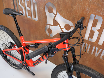 BMC FOURSTROKE 01 THREE / GRÖSSE M / FULL CARBON / ROCKSHOX SID / NEON RED