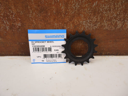 SHIMANO NEXUS RITZEL 16 ZÄHNE NABENSCHALTUNG SCHWARZ