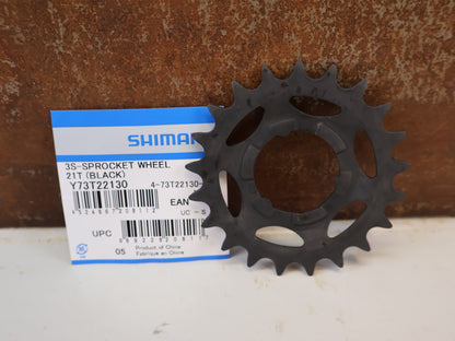 SHIMANO SM GEAR RITZEL / SPROCKET WHEEL / GETRIEBENABEN / 21 / 22 ZÄHNE NEXUS ALFINE SCHWARZ