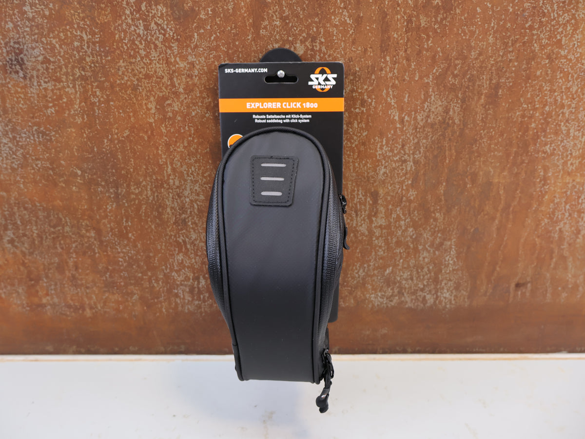 SKS EXPLORER CLICK SADDLE BAG 1.8L BLACK CLICK SYSTEM