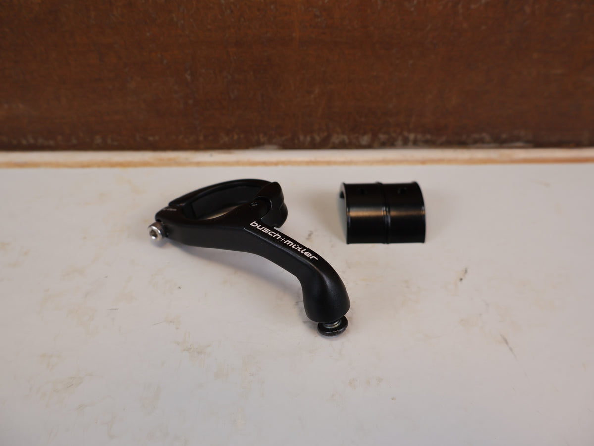 BUSCH + MÜLLER SINGLE-ARM ALUMINUM HANDLEBAR MOUNT 31.8 MM + 25.4 MM