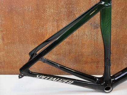 SPECIALIZED S-WORKS TARMAC SL7 FRAMESET / MY21 / GRÖSSE 58 / GREEN TINT FADE