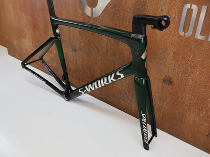 SPECIALIZED S-WORKS TARMAC SL7 FRAMESET / MY21 / GRÖSSE 58 / GREEN TINT FADE
