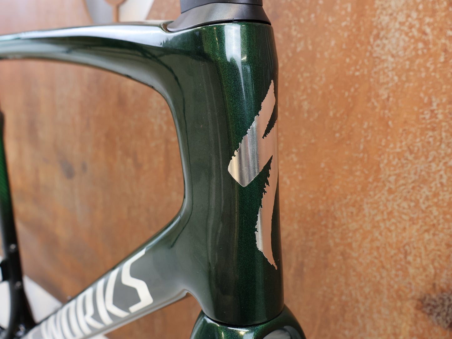 SPECIALIZED S-WORKS TARMAC SL7 FRAMESET / MY21 / GRÖSSE 58 / GREEN TINT FADE