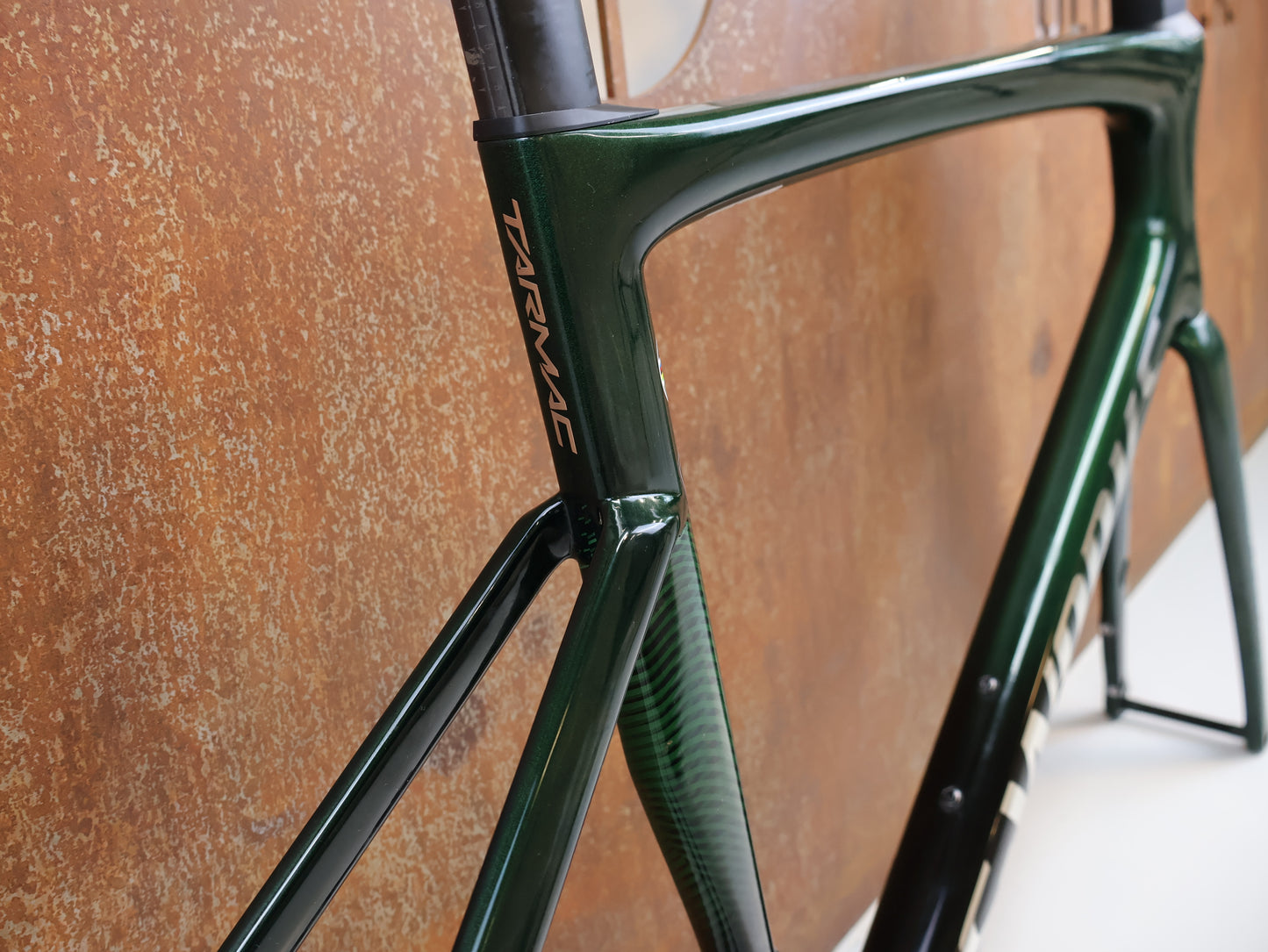 SPECIALIZED S-WORKS TARMAC SL7 FRAMESET / MY21 / GRÖSSE 58 / GREEN TINT FADE
