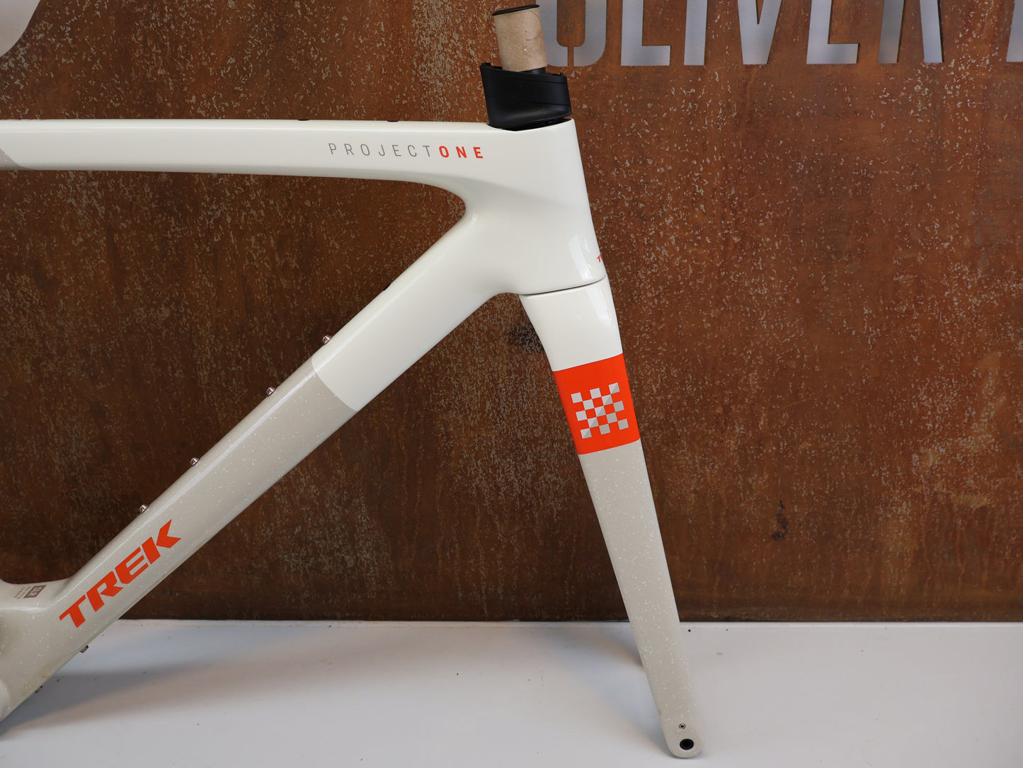 TREK CHECKMATE SLR RAHMENSET / GRÖSSE M / 800 SERIES OCLV CARBON / ERA WHITE