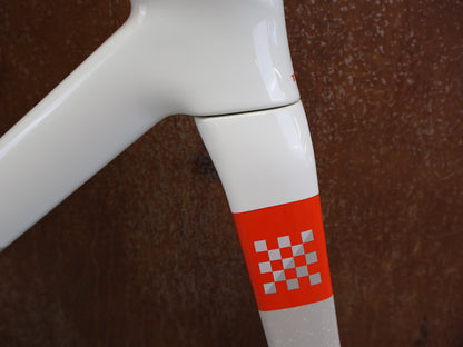 TREK CHECKMATE SLR RAHMENSET / GRÖSSE M / 800 SERIES OCLV CARBON / ERA WHITE