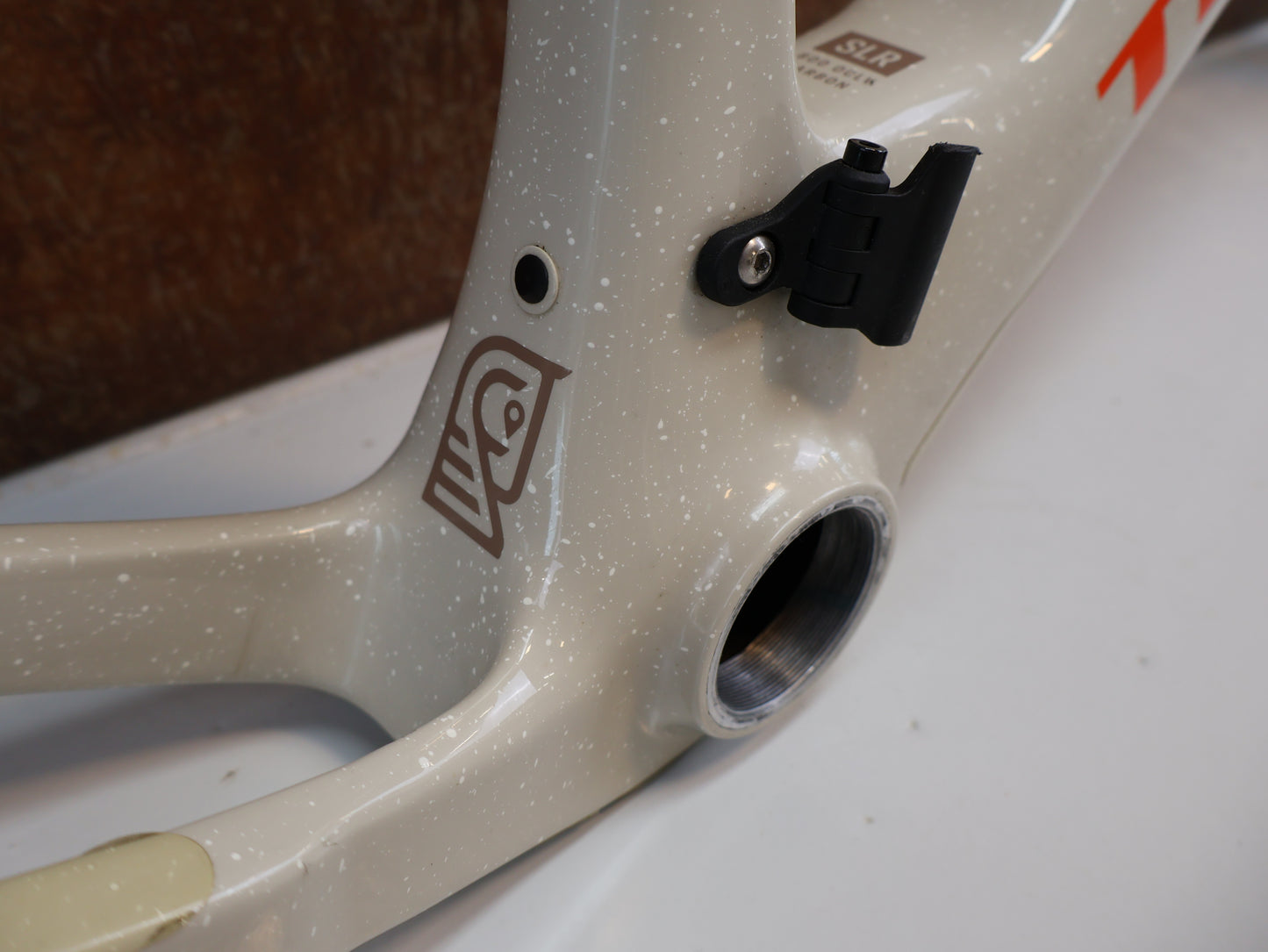TREK CHECKMATE SLR RAHMENSET / GRÖSSE M / 800 SERIES OCLV CARBON / ERA WHITE