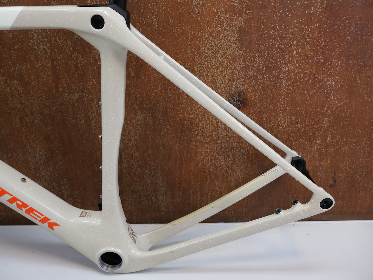 TREK CHECKMATE SLR RAHMENSET / GRÖSSE M / 800 SERIES OCLV CARBON / ERA WHITE