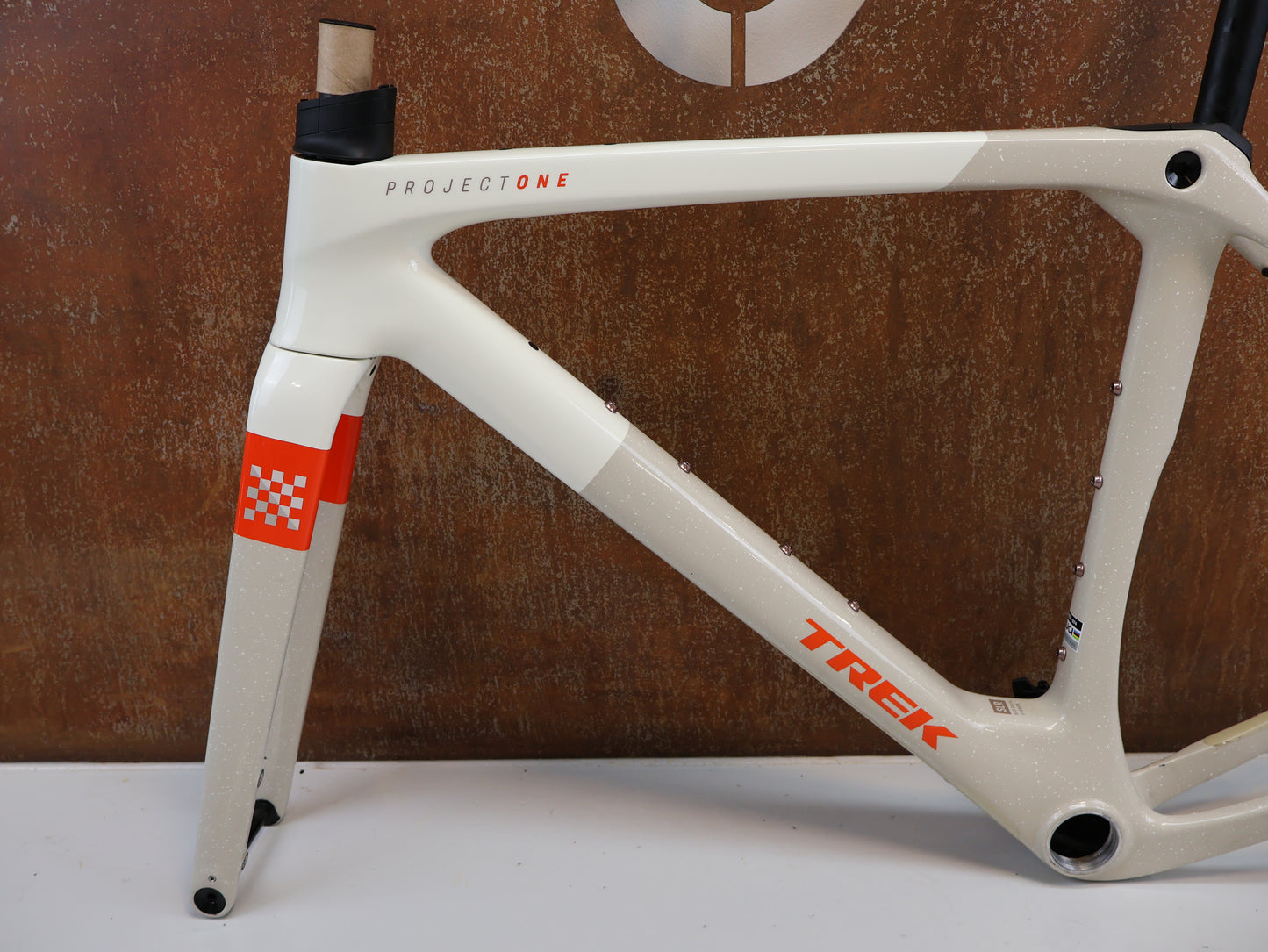 TREK CHECKMATE SLR RAHMENSET / GRÖSSE M / 800 SERIES OCLV CARBON / ERA WHITE
