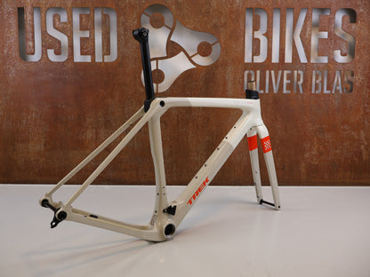 TREK CHECKMATE SLR RAHMENSET / GRÖSSE M / 800 SERIES OCLV CARBON / ERA WHITE