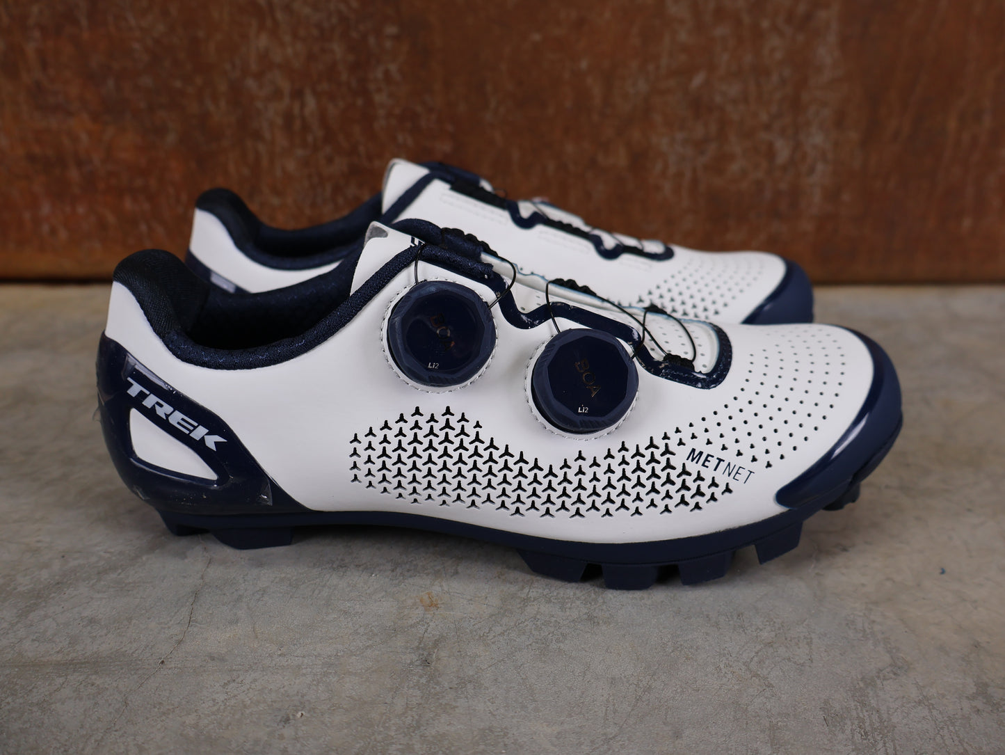 BONTRAGER RSL MOUNTAINBIKE-SCHUH – TREK FACTORY RACING TEAM EDITION / NAVY BLUE – WHITE JOLANDA NEFF