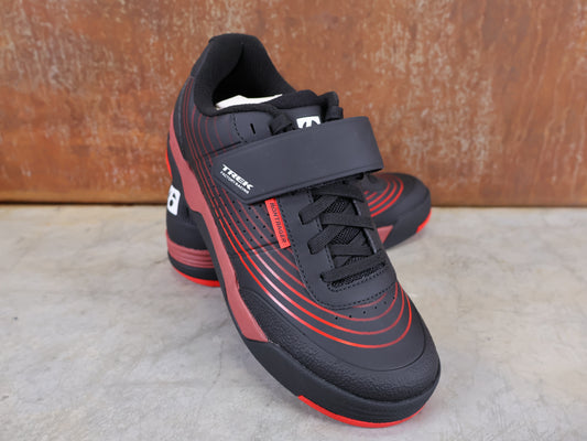 BONTRAGER RALLY MOUNTAINBIKE-SCHUH – TREK FACTORY RACING TEAM EDITION / RED BLACK STRIPES