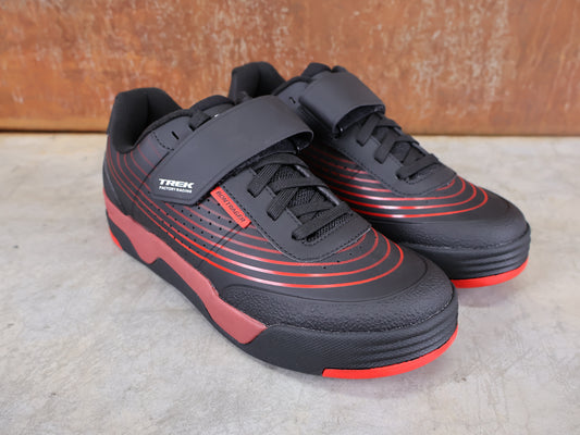 BONTRAGER RALLY MOUNTAINBIKE-SCHUH – TREK FACTORY RACING TEAM EDITION / RED BLACK STRIPES