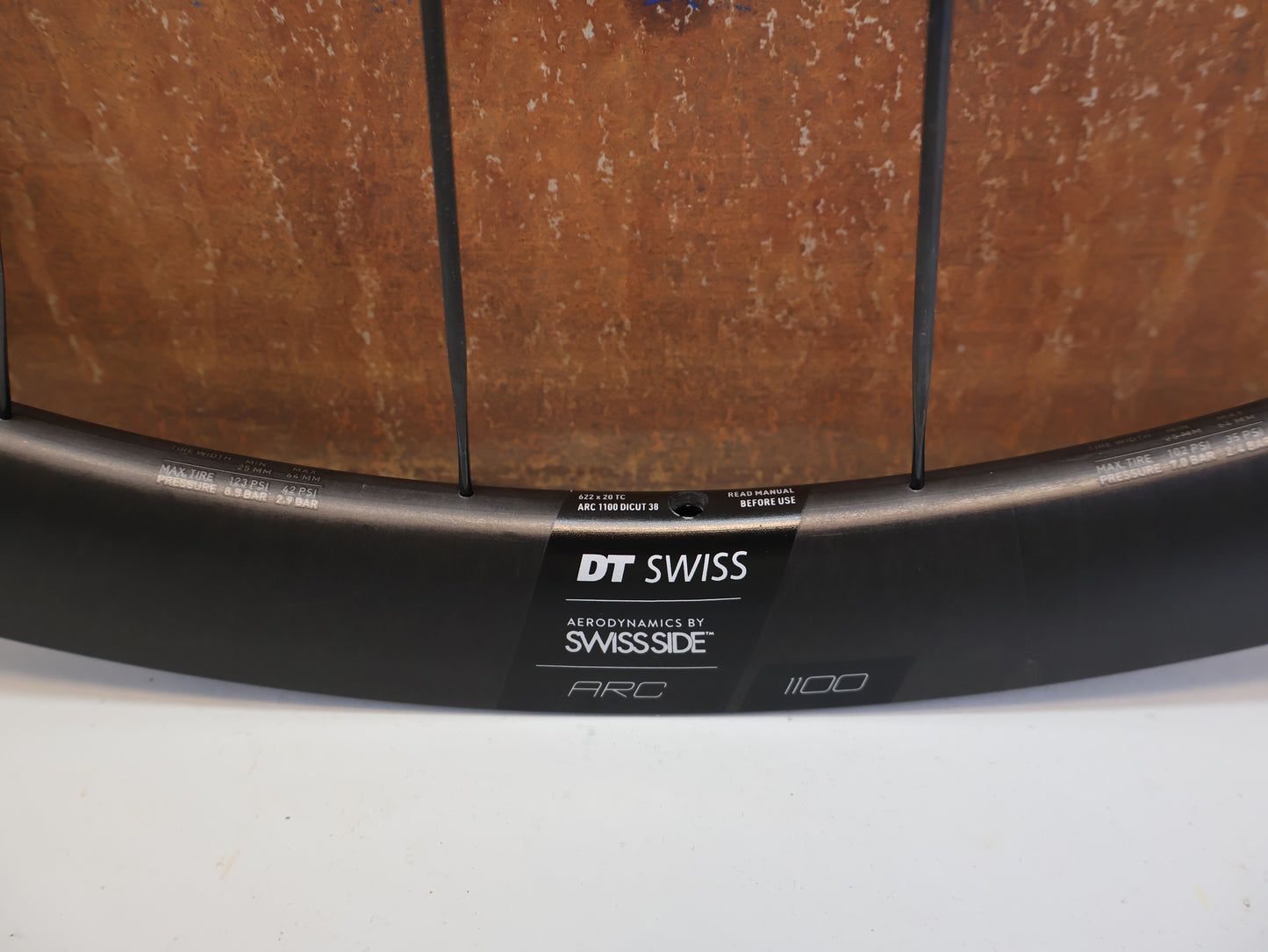 DT SWISS ARC 1100 DICUT DB 38 BLACK LABEL / CARBON LAUFRADSATZ / DISC / SRAM XDR
