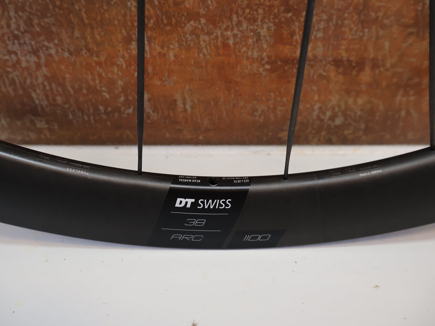 DT SWISS ARC 1100 DICUT DB 38 BLACK LABEL / CARBON LAUFRADSATZ / DISC / SRAM XDR