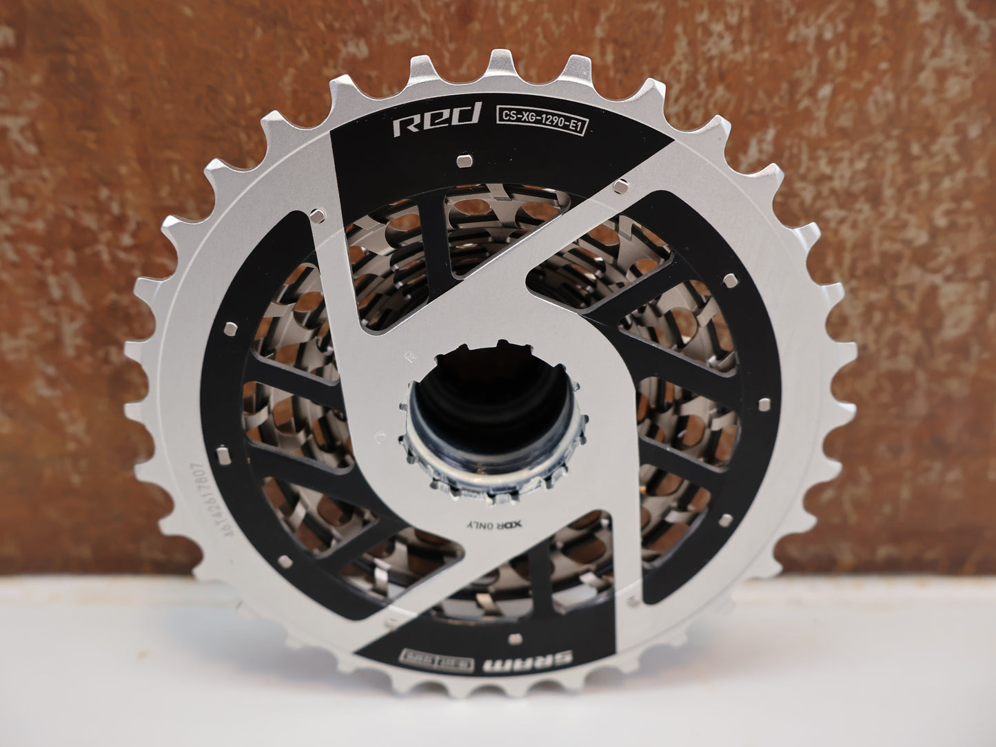 SRAM RED XG-1290 E1 KASSETTE / 12-FACH / 10-33T / XDR / SILBER / 206G
