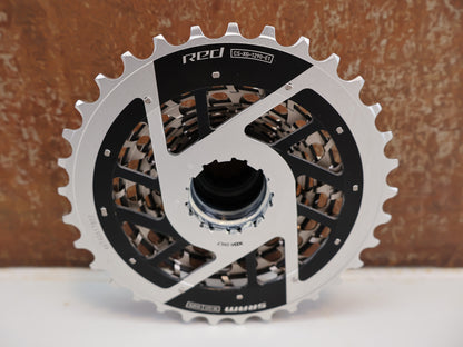 SRAM RED XG-1290 E1 KASSETTE / 12-FACH / 10-33T / XDR / SILBER / 206G