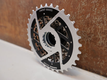 SRAM RED XG-1290 E1 KASSETTE / 12-FACH / 10-33T / XDR / SILBER / 206G