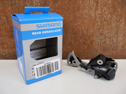 SHIMANO ALIVIO RD-T4000 SCHALTWERK / 7- 8- 9-FACH / TREKKING & MTB / SILBER