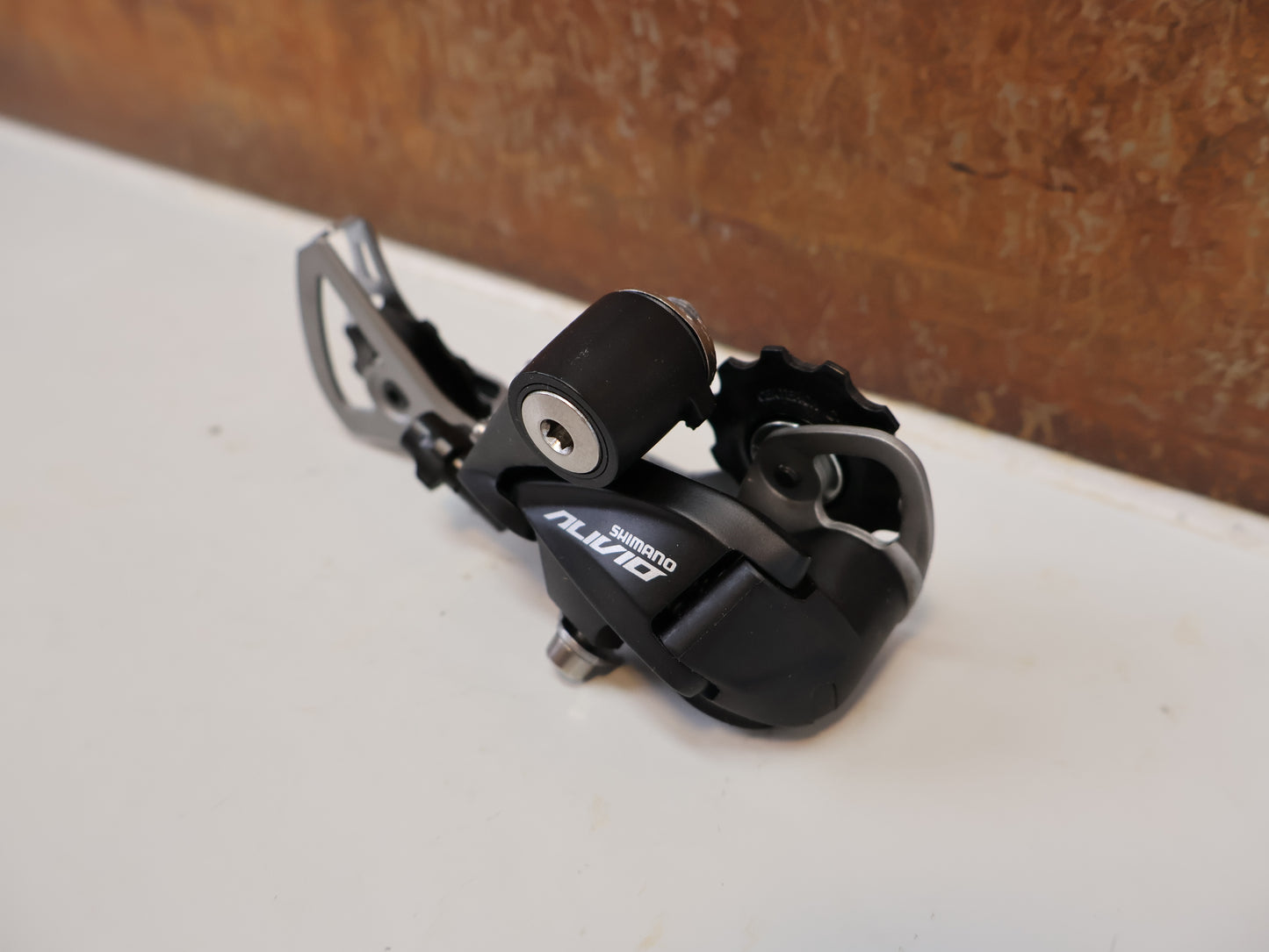 SHIMANO ALIVIO RD-T4000 SCHALTWERK / 7- 8- 9-FACH / TREKKING & MTB / SILBER