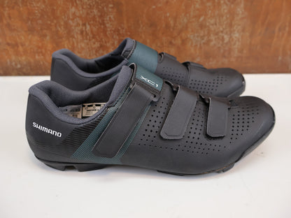 SHIMANO XC100 DAMEN MTB-SCHUHE / SCHWARZ / GR. 43 / SPD / GLASFASER-SOHLE