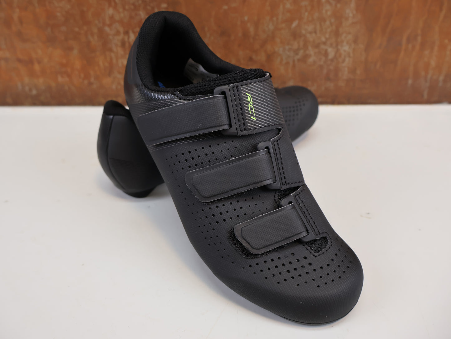 SHIMANO SH-RC100 RENNRADSCHUHE HERREN / SCHWARZ / SPD-SL / DYNALAST