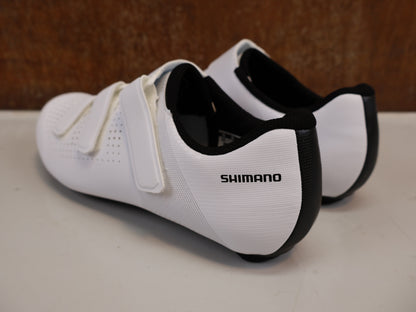 SHIMANO SH-RC100 RENNRADSCHUHE HERREN / WEISS / GR. 43 / DYNALAST / 2024