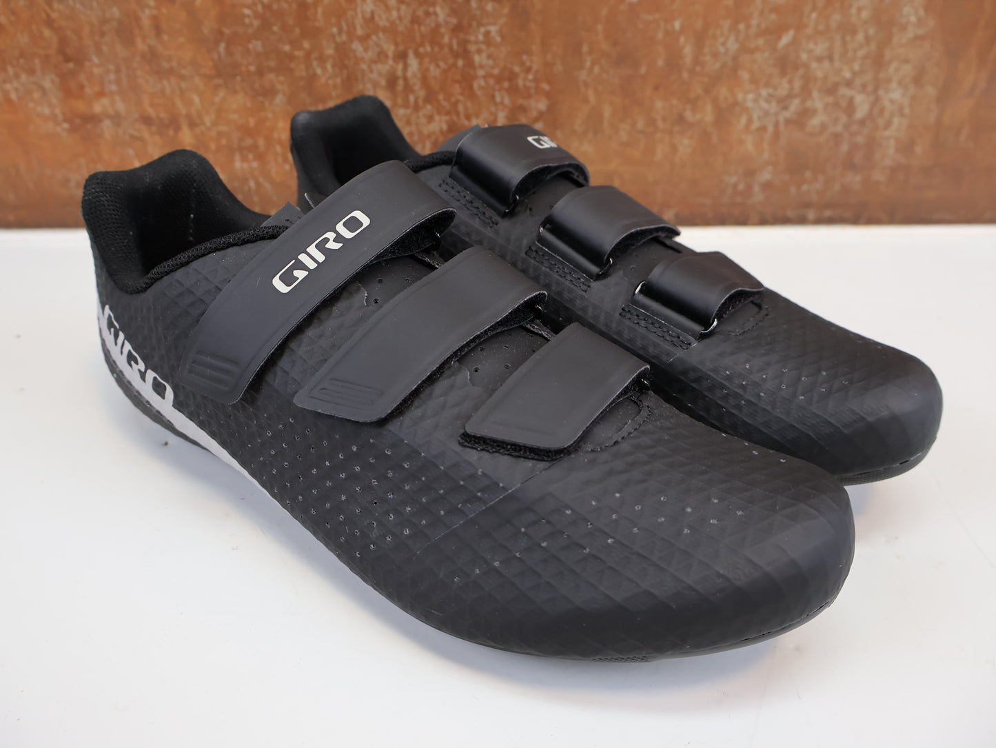 GIRO STYLUS RENNRADSCHUHE HERREN / SCHWARZ / GR. 45 / SYNCHWIRE