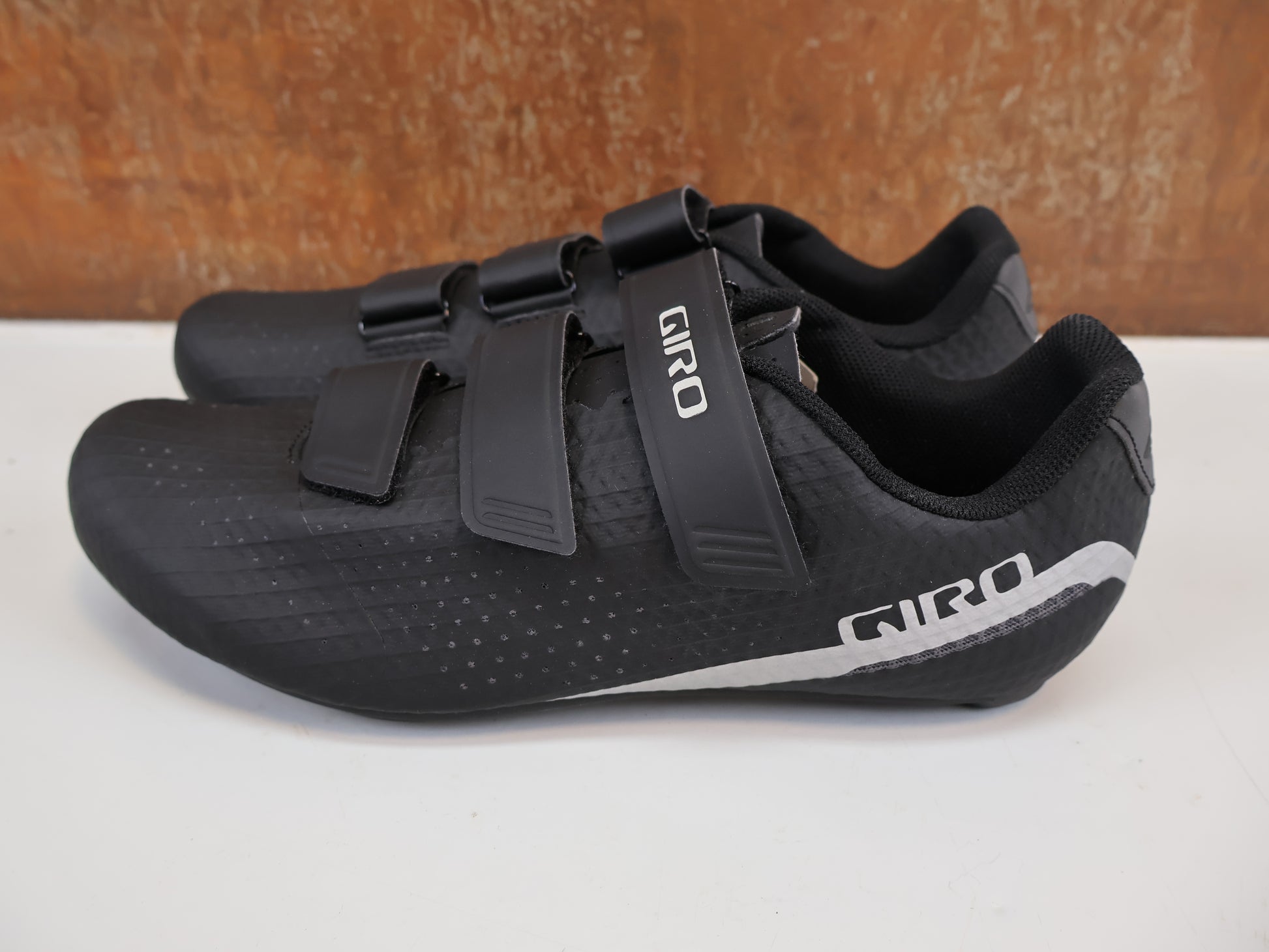 GIRO STYLUS RENNRADSCHUHE HERREN / SCHWARZ / GR. 45 / SYNCHWIRE –
