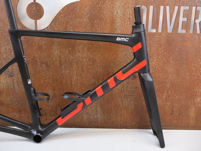 BMC TEAMMACHINE SLR 01 RAHMENSET / CARBON / NEON RED / GRÖSSE 58 / 1480G
