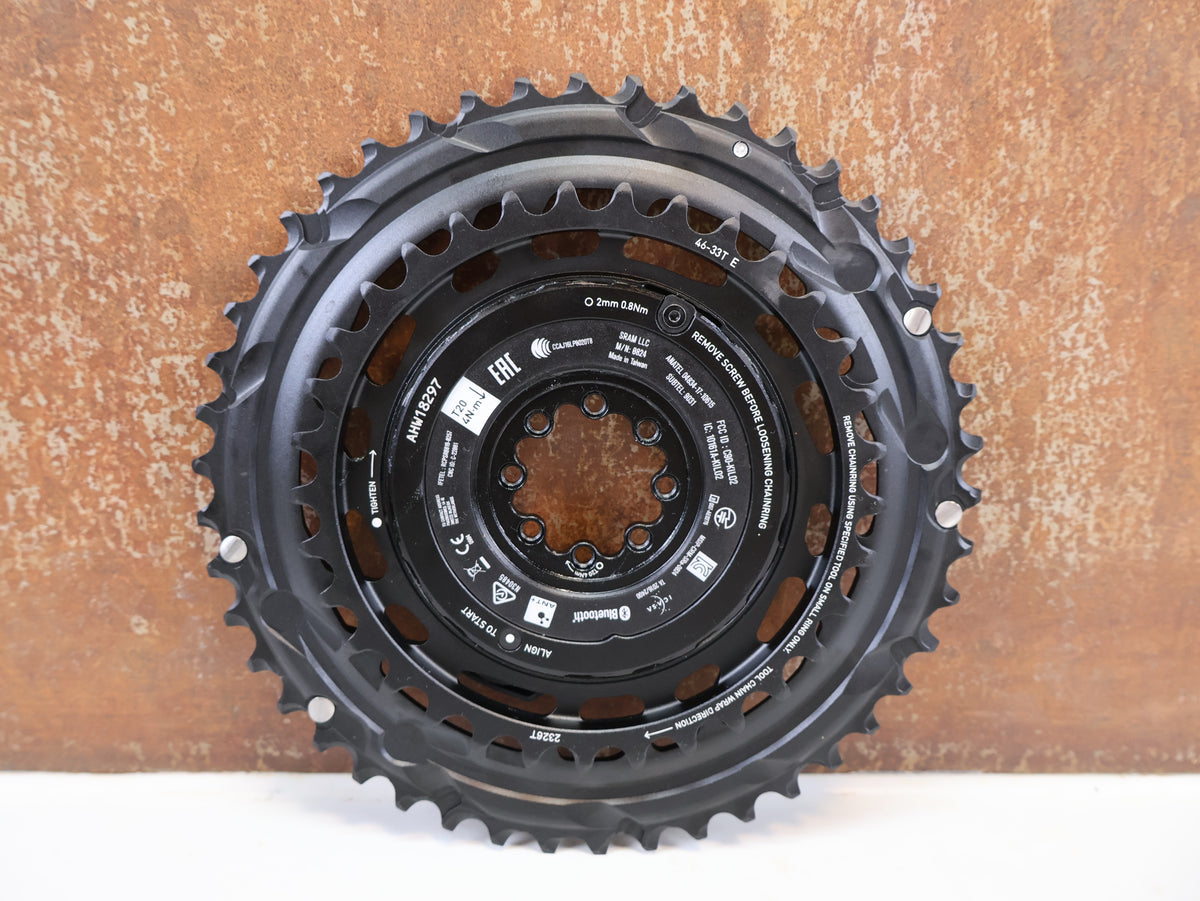 SRAM Force AXS E1 Powermeter Spider 46-33T Kettenblatt Set