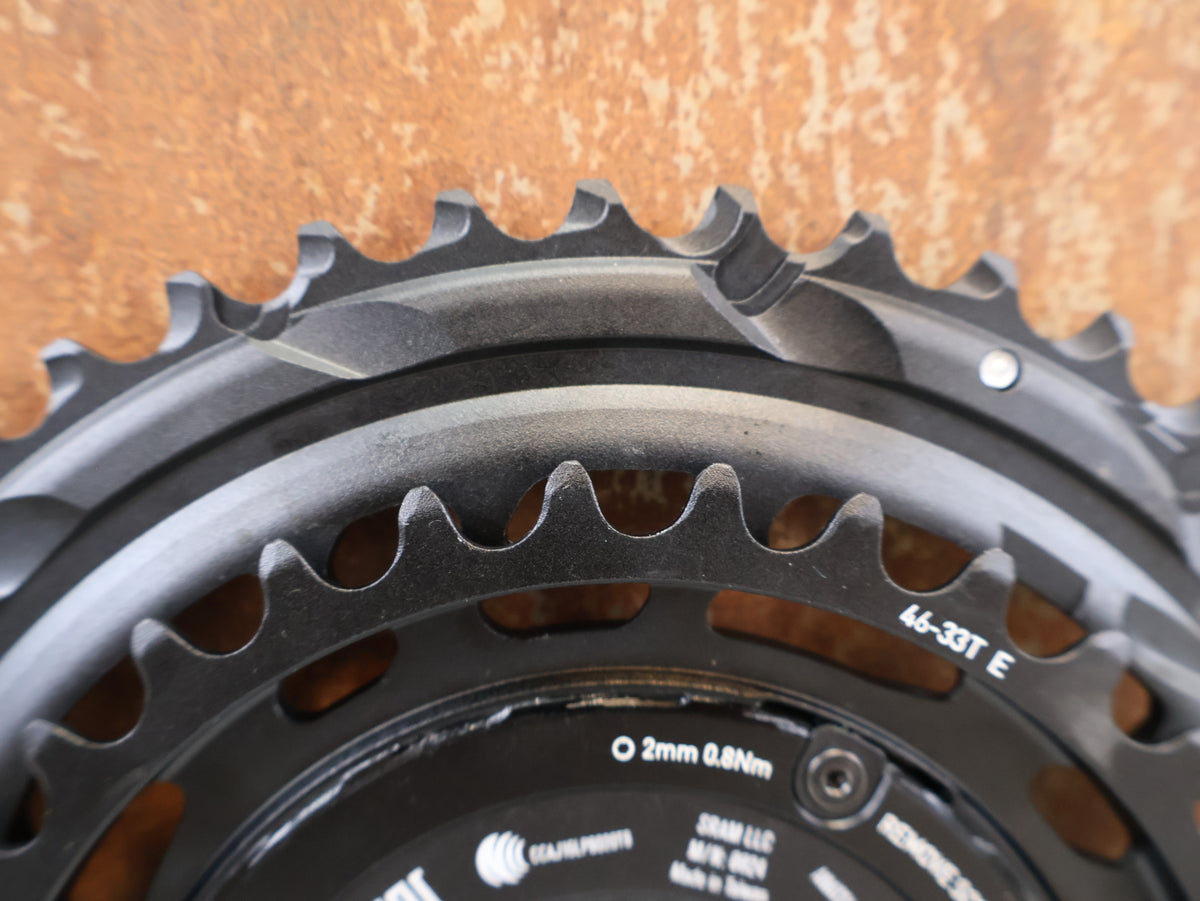 SRAM Force AXS E1 Powermeter Spider 46-33T Kettenblatt Set