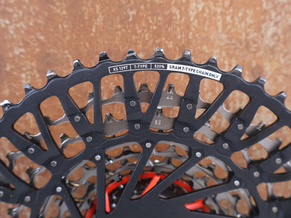 SRAM XX Eagle XS-1297 T-Type Kassette 12-fach 10-52T Silber