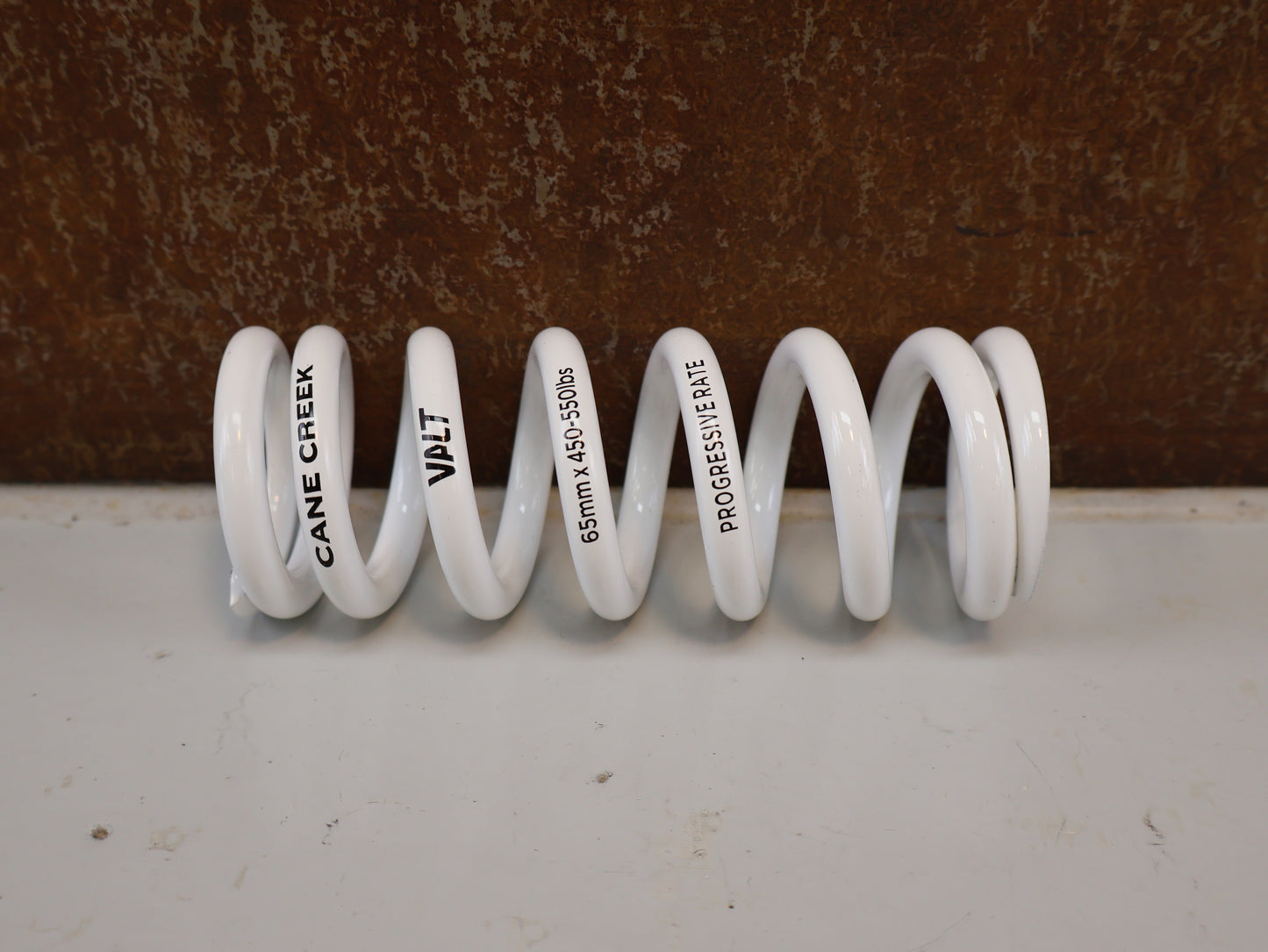 CANE CREEK VALT STAHLFEDER / PROGRESSIV / 65MM / 450-550 LBS / WEISS