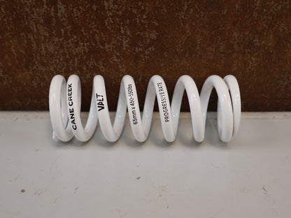 CANE CREEK VALT STAHLFEDER / PROGRESSIV / 65MM / 450-550 LBS / WEISS