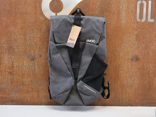 EVOC DUFFLE BACKPACK 26 / CARBON GREY / URBAN RUCKSACK / LAPTOPFACH / 26L