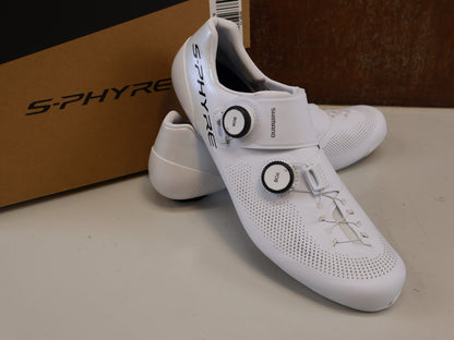 SHIMANO S-PHYRE SH-RC903 WIDE / WEISS / GRÖSSE 46/ CARBON / BOA LI2