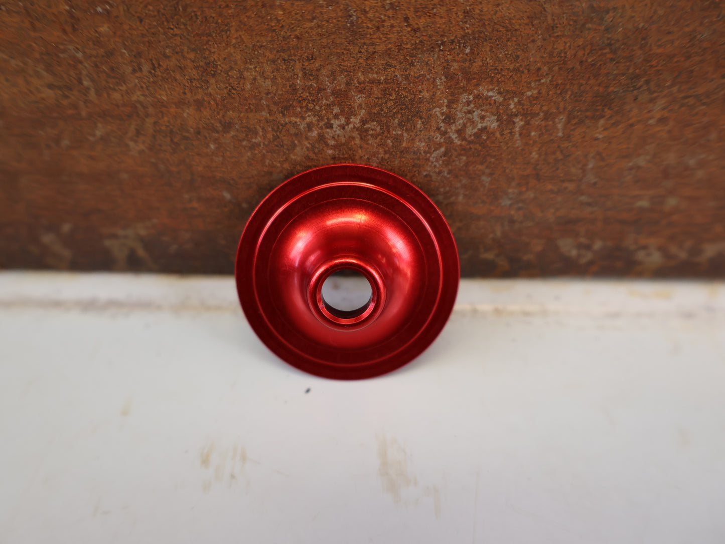 K-EDGE RACE TOP CAP AHEAD KAPPE 1 1/8"/ ROT INKL SCHRAUBE