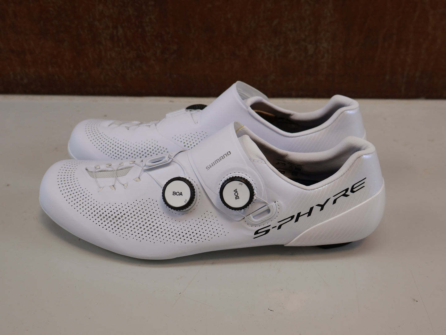 SHIMANO S-PHYRE SH-RC903 WIDE / WEISS / GRÖSSE 46/ CARBON / BOA LI2