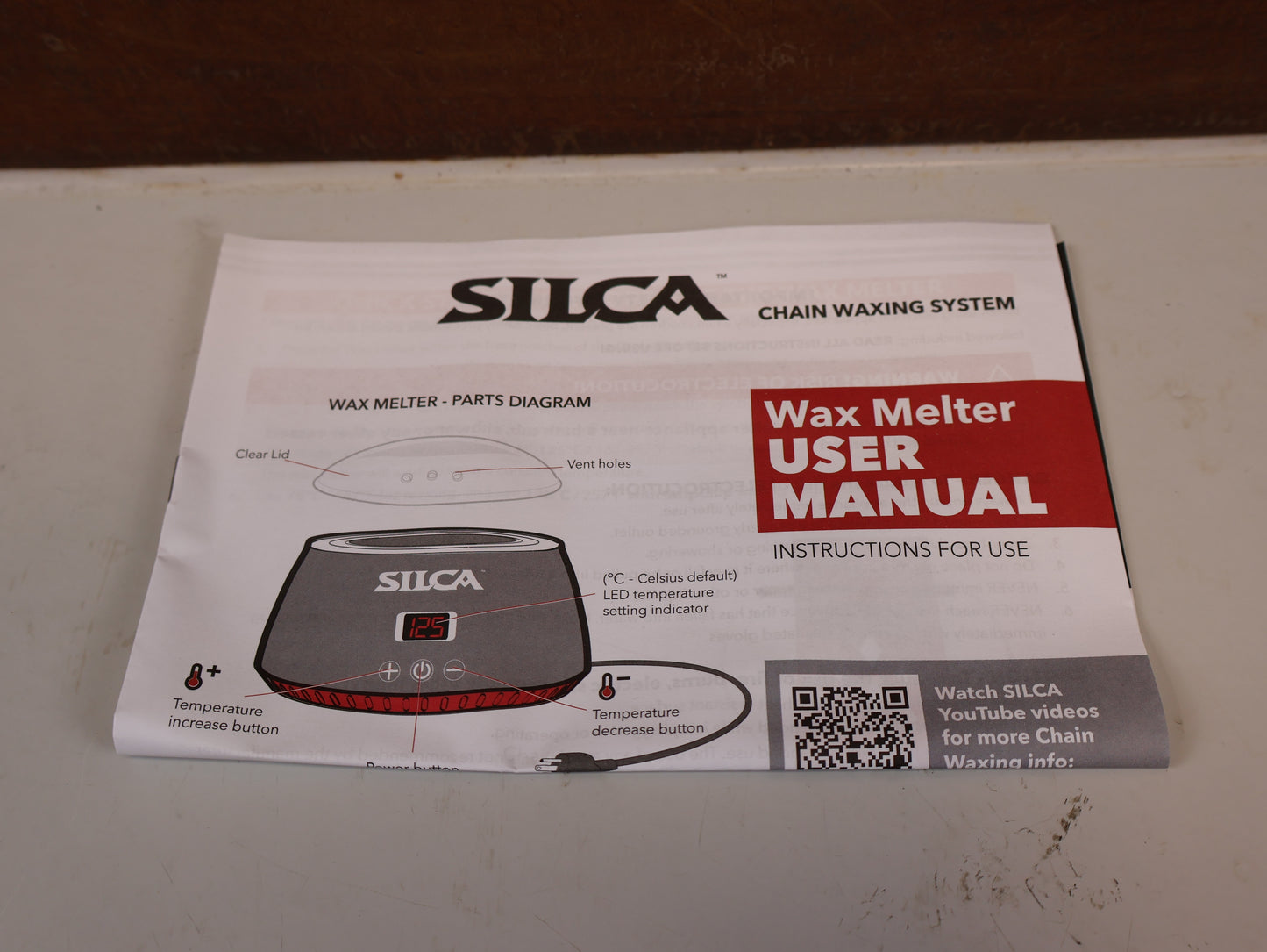 SILCA CHAIN WAXING SYSTEM WACHSSCHMELZOFEN FÜR KETTEN